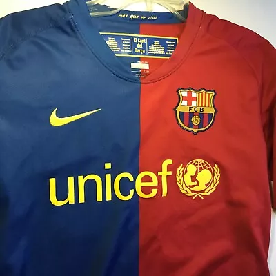MESSI #10 Retro FC Barcelona 2009 UCL Final Soccer Jersey • $62.99