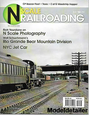 N Scale Railroading Jan.06 Rio Grande NYC Jet Car D&RGW Trees CPR Boxcars Hopper • $14.95