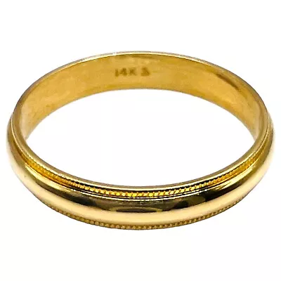 14k Yellow Gold Men's Wedding Band Ring 11 (2998) 4 Grams • $561.09