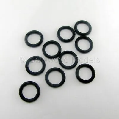 10 X Black Prop Saver Rubber Bands O Rings RC Plane 20x2.5mm • £3.95