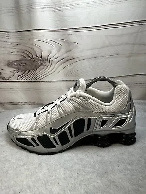 Nike Shoes Mens 8 Shox Turbo 3.2 SL White Black Sneakers 455541-102 Shocks • $79.87