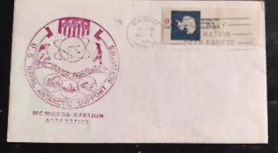 U.s. Navy Mcmurdo Station Antarctic Support Operation Deep Freeze Cover 3-1-1972 • $2.25