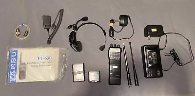 Yaesu FT-530 Radio Handheld VHF/UHF Transceiver With Many Extras! • $160