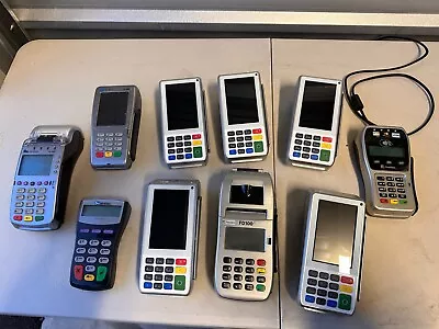 Lot Of 10 Credit Card Terminals (Pax A80s VERFIFONE FIRST DATA) • $300