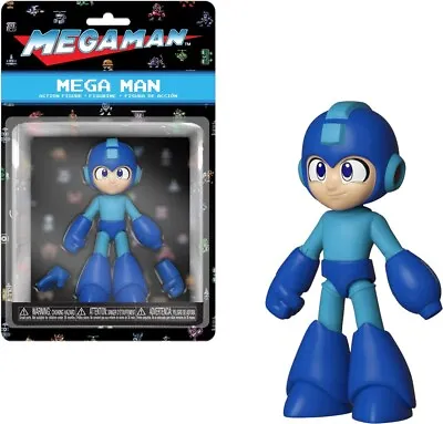 Funko Mega Man (blue) 4  Action Figure Megaman Brand New • £14.95