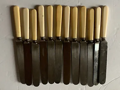 J. Russell & Co Green River Works Knives Set Of 12 At 9  Long Civil War • $99