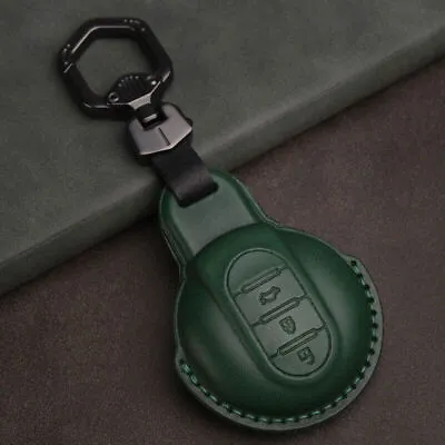 Leather Smart Car Remote Key Fob Cover Case Bag For BMW MINI Cooper F54 F55 F56 • $22.50