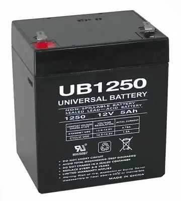 Casil CA1240 Battery Replacement Also Replaces 804302 - 12V 5AH F1 Spade • $14.95