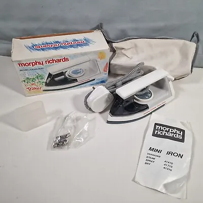 £24.99 • Buy Morphy Richards Voyager Travel Steam Iron, Dual Voltage, Excellent Condition