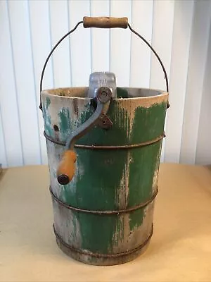 Vintage ( White Mountain Freezer ?? )  Ice Cream Maker ~4 Quart Hand Crank • $65