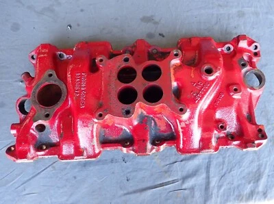 $125 • Buy GM 4 Barrel Intake Manifold 3844457 1964 283 327 Corvette Impala Chevelle Nova