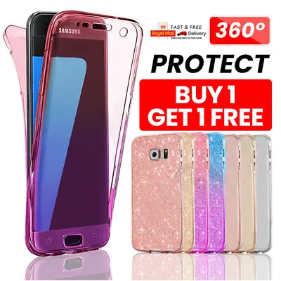 Shockproof 360 Full Body Case Samsung S8 S9 S10 J4 J6 S7 PLUS PRIME EDGE • £3.89