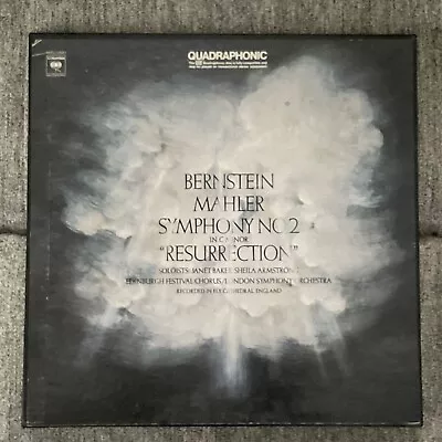 QUADRAPHONIC-BERNSTEIN-MAHLER SYMPHONY #2 INSURRECTION-1974 2xLP • $29