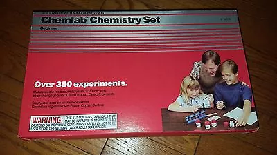 Vintage Skilcraft Chemistry Set Beginner Brand New 24078 350 Experiments • $25.49