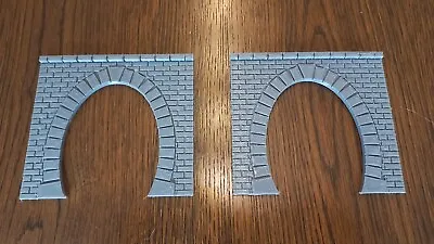 2 X Brick Railway Tunnel Single Track OO Scale Gauge Model Train Portal Entrance • £11.99