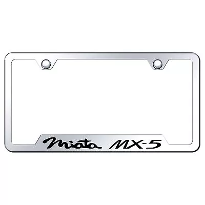 Mazda Miata MX-5 Laser Etched Logo Cut-Out License Plate Frame • $35.95