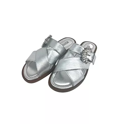 Michael Michael Kors Frieda Slide Womens 5.5 Silver New Other • $49.99