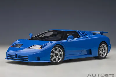 AUTOart 70917  BUGATTI EB110 SS (FRENCH RACING BLUE) 1/18 • $215