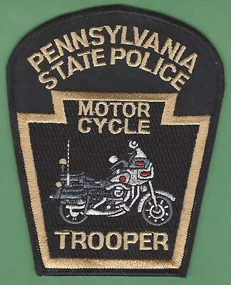 Pennsylvania State Police Motorcycle Division Shoulder Patch • $7.50