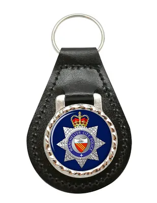 Manchester City Police Leather Key Fob • £7.99