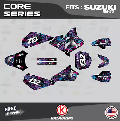 Graphics Kit For Suzuki RM85 (2001-2023) RM 85 Core - MAGENTA • $98.99