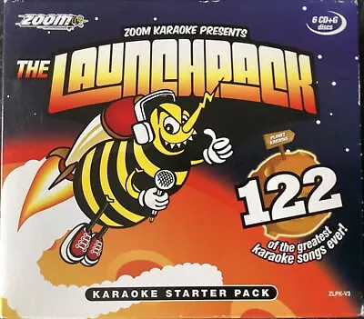 ZOOM KARAOKE - The Launchpack - Karaoke Starter Pack~ 6 CD+G Box Set~122 Tracks • £6.50