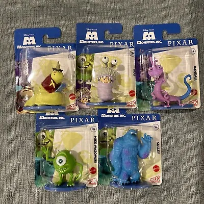 Monsters Inc Pixar SET OF 5 Mattel Micro Collection Toys Mini Figures New • $23.99