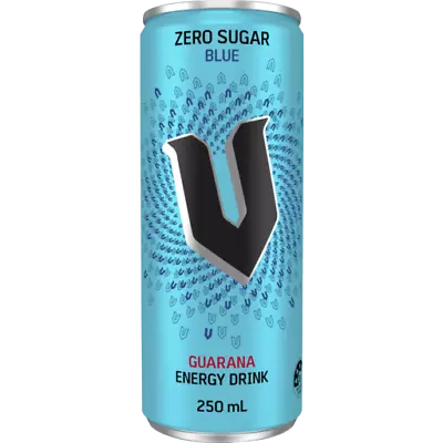 V Blue Zero Sugar Guarana Energy Drink Can 250ml • $13