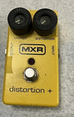 Vintage Yellow MXR Distortion + Plus Guitar Pedal • $115