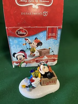 Mickey Lights Up Christmas Department 56 Disney Village - NEW • $19.99