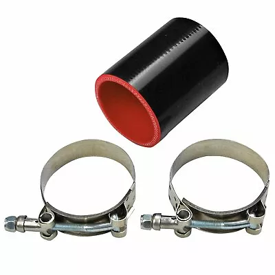 3.5  Inch Turbo/intake/intercooler Piping Silicone Coupler Hose 89mm+clamp Bkrd • $8.21