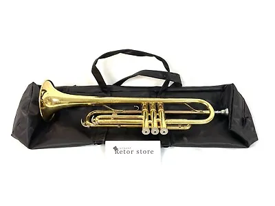 YAMAHA YTR-2321 Trumpet Gold Tested USED Vintage Great Rare From JAPAN JP • $201.76