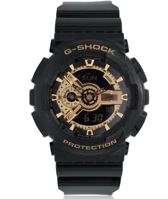 Men's G-Shock Casio Ana-Digi Magnetic Resistant Black Watch GA110GB-1A • $114.99