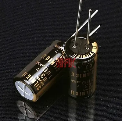 2PCS ELNA SILMIC II 100UF 63V Audio Capacitors • $5.99