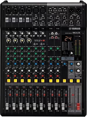 Yamaha MG12X CV 12-Input 4 Bus Stereo Mixer With SPX Effects  New! • $377.99