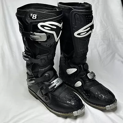 Alpinestars TECH 8 Off Road Dirt Bike ATV Motocross Boots Men's US 11 • $309.99