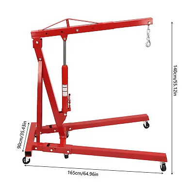 4409LBS 2 TON Heavey Duty Engine Motor Hoist Cherry Picker Shop Crane Lift New • $250.57