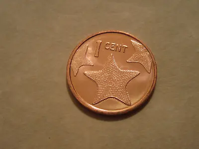 2015 Bahamas Coin  1 Cent  Starfish    Uncirculated Beauty  Super Coin • $1.30