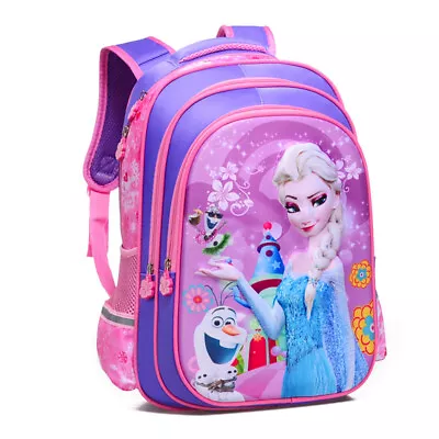 Frozen Princess Elsa Olaf Kids Toddler Bag Backpack Travel School Daycare Gift • $17.94