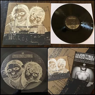 $40 • Buy PAGENINETYNINE MAJORITYRULE Document #12 LP Vinyl 3rd Press-nit Pic Saetia PG 99