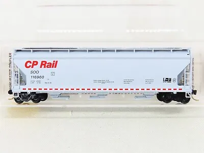 N Scale Micro-Trains MTL 94090 CP Rail/SOO Line ACF 3-Bay Covered Hopper #116960 • $49.95