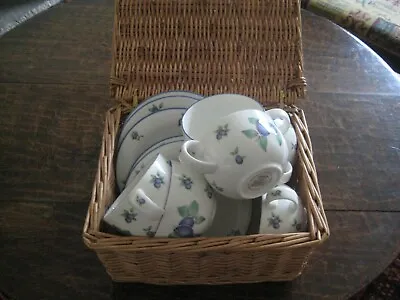 £25 • Buy Royal Doulton Blueberry 6 Cups And 6 Saucers