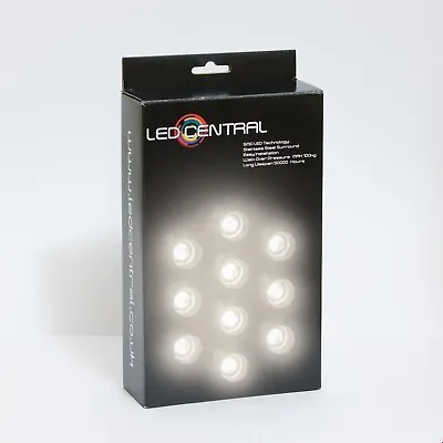 £19.60 • Buy 10x15mm LED Deck/Decking/Plinth/Kickboard/Recessed Kitchen/Garden Light Kit