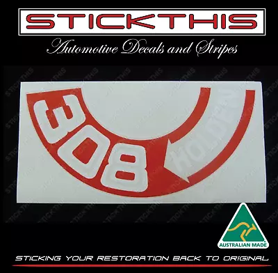 Holden Monaro Coupe GTS Statesman Suits HT HG - Air Cleaner Decal 308 5.0L V8 • $19.85