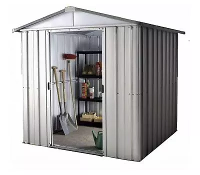 756 Returned Yardmaster Apex Metal Shed - Maximum External Size 7'11 X 7'2  • £199.99