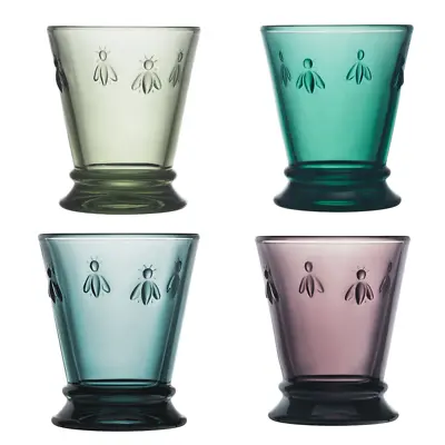 Franch La Rochere Bee Set Of 4 Tumblers Multi-Colors 9 Oz. • $69.99