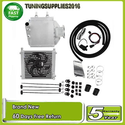 For Landcruiser 80 100 Series HDJ80 1HZ /1HDT 4.2L Water To Air Intercooler Kit • $567.15