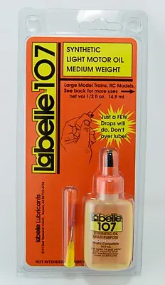 Labelle 107 Synthetic Light Motor Oil Medium Weight For HO/OO G And O Gauge • $28.82