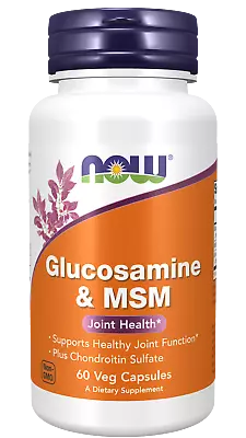 $11.99 • Buy Now Foods GLUCOSAMINE & MSM W/ Chondroitin - Joint Health Formula - PICK SIZE 