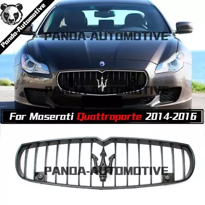 All Gloosy Black Front Bumper Grille For Maserati Quattroporte 2014-16 670013782 • $169